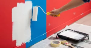 Como Pintar Parede Colorida de Branco