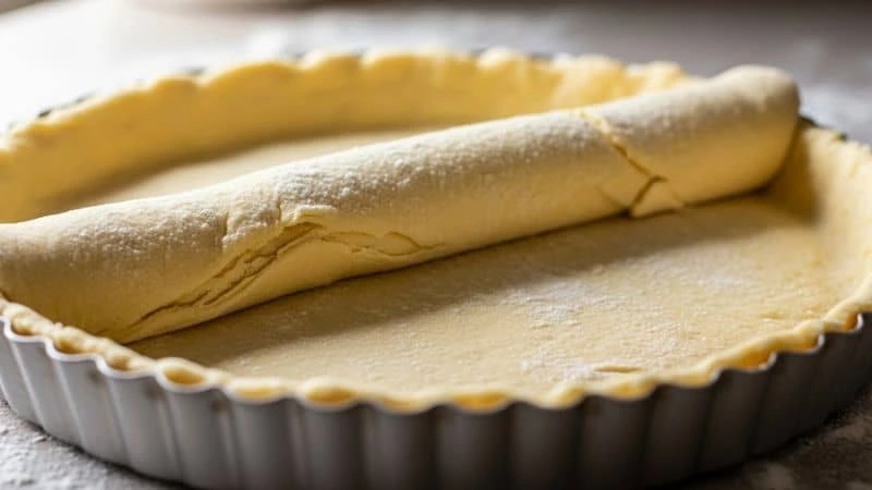 Massa para quiche pré-assada